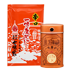 一味唐がらし辛口薬味缶付の商品写真 一味唐がらし辛口薬味缶付