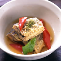 秋刀魚の揚げびたし 秋刀魚の揚げびたしの画像